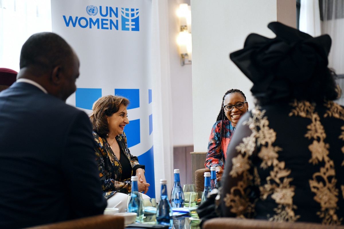 During her meeting with the Minister of Gender and Family Promotion in Rwanda, Ms. Jeanette Bayisenge, ED Bahous emphasized UN Women’s determination and commitment to continue supporting the Government of Rwanda in their gender equality journey. Photo: UN Women/Geno Ochieng