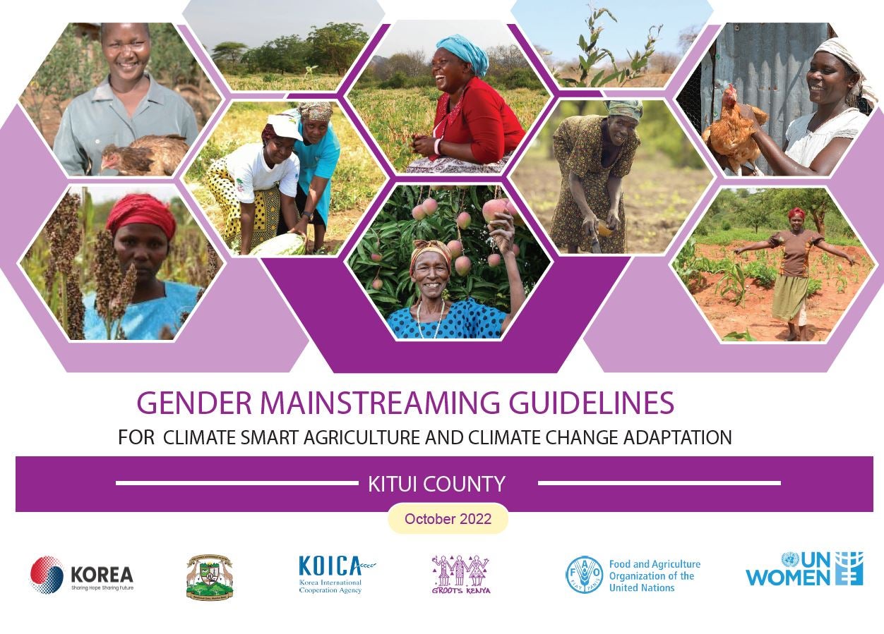 Kitui County Gender Mainstreaming Guidelines For Climate Smart ...