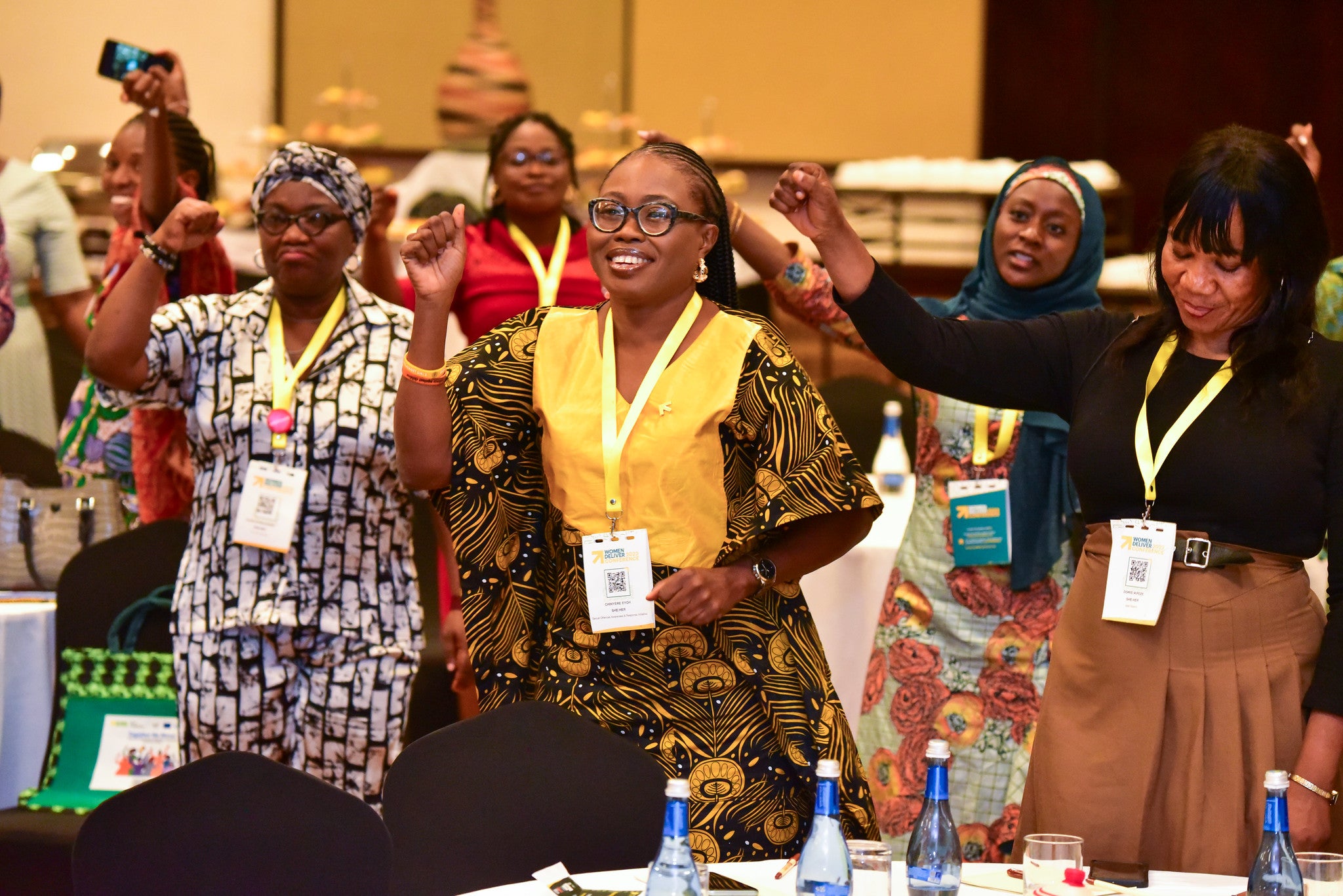 Participants at the ‘We No Go Gree’ side event organized by UN Women Nigeria. Photo: UN Women/James Ochweri