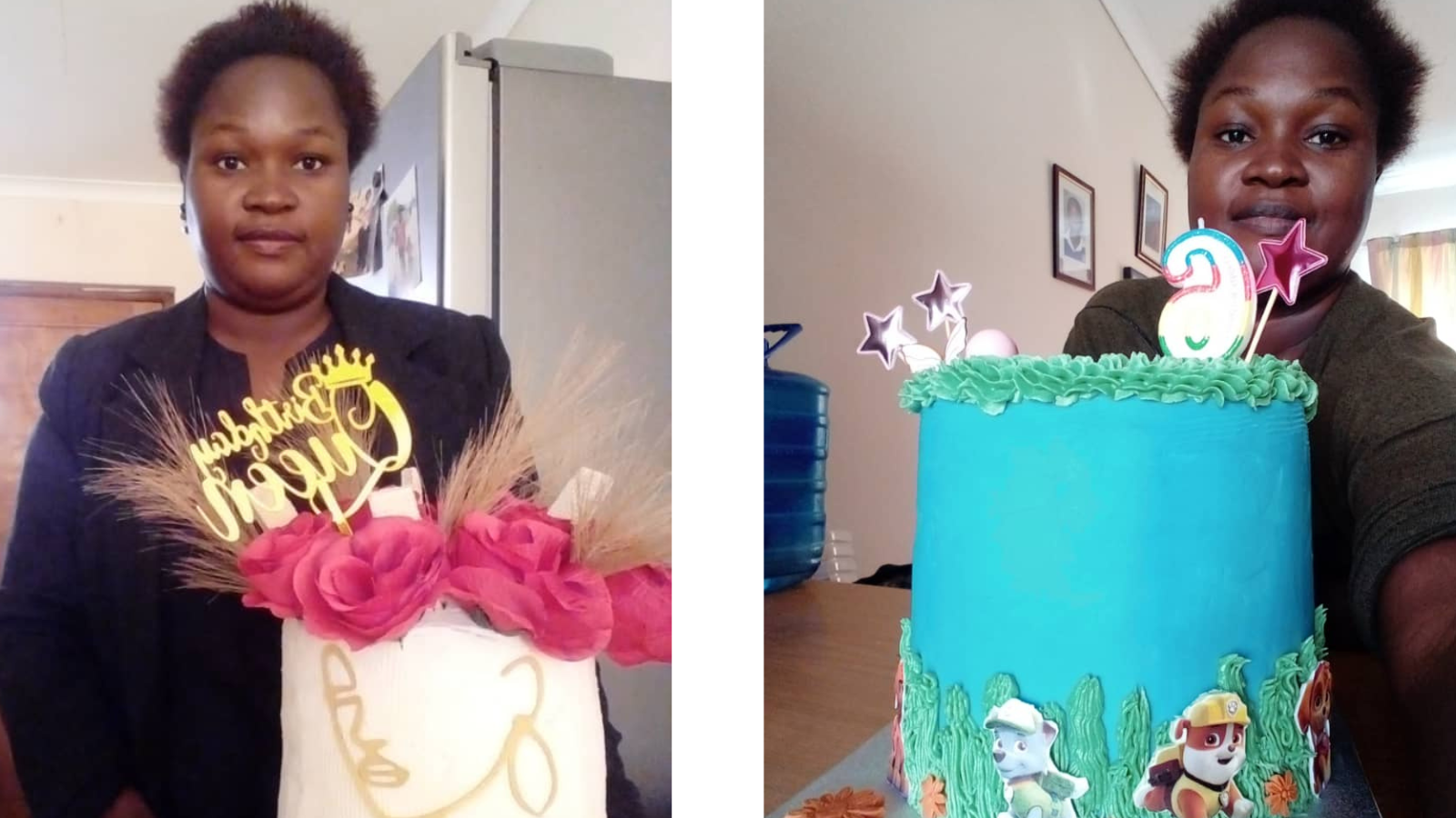 One of the positive results of implementing the lessons she learned through the AWOME training is that Angela has expanded her business to provide baked goods and this business has garnered great demand from clients near and far. Photos courtesy of Angela Olifant