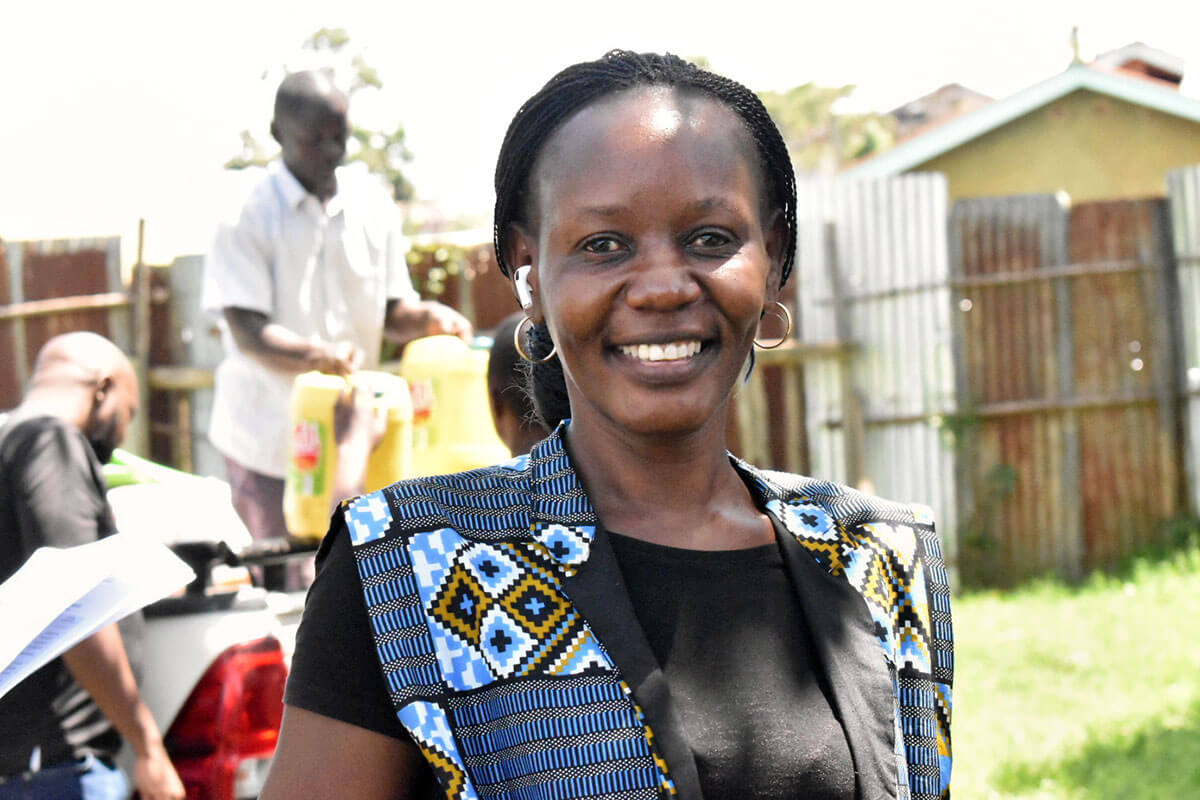Tullie Apiyo ran for office in 2022. After facing severe harassment online, she took an appointment as a gender affairs officer in Kisumu, Kenya. Photo: UN Women/Tabitha Icuga.