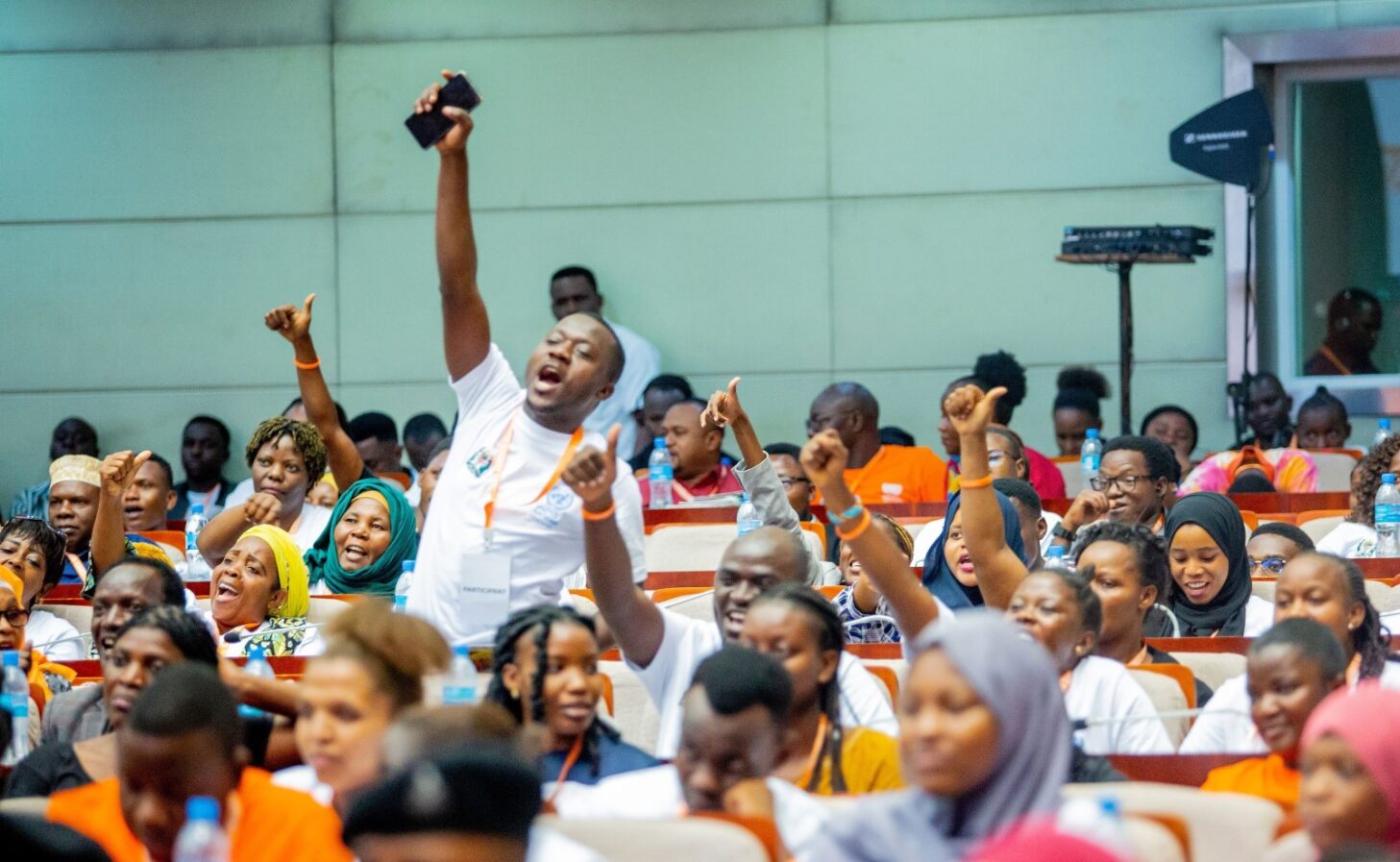 Participants at the Tanzania launch of 16 Days of Activism.