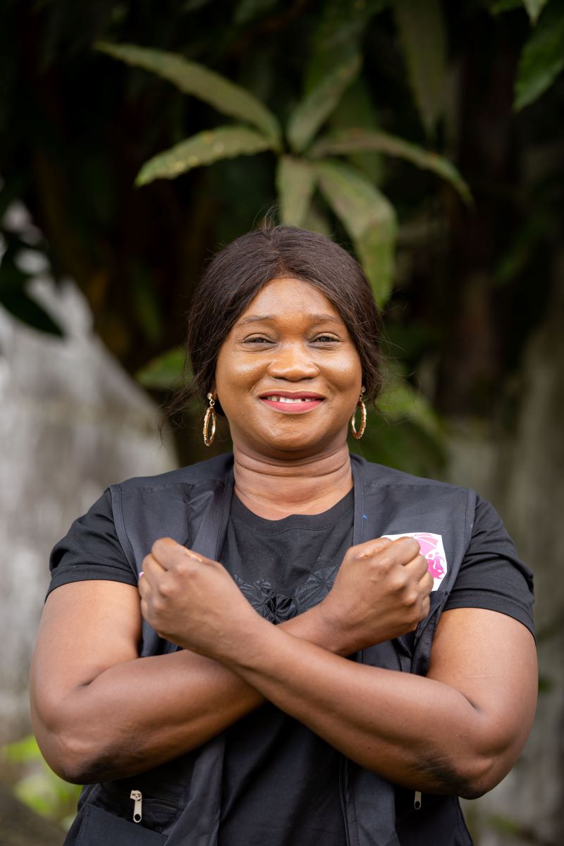 Esther Yango, Executive Director of the Women’s NGO’s Secretariat of Liberia 
