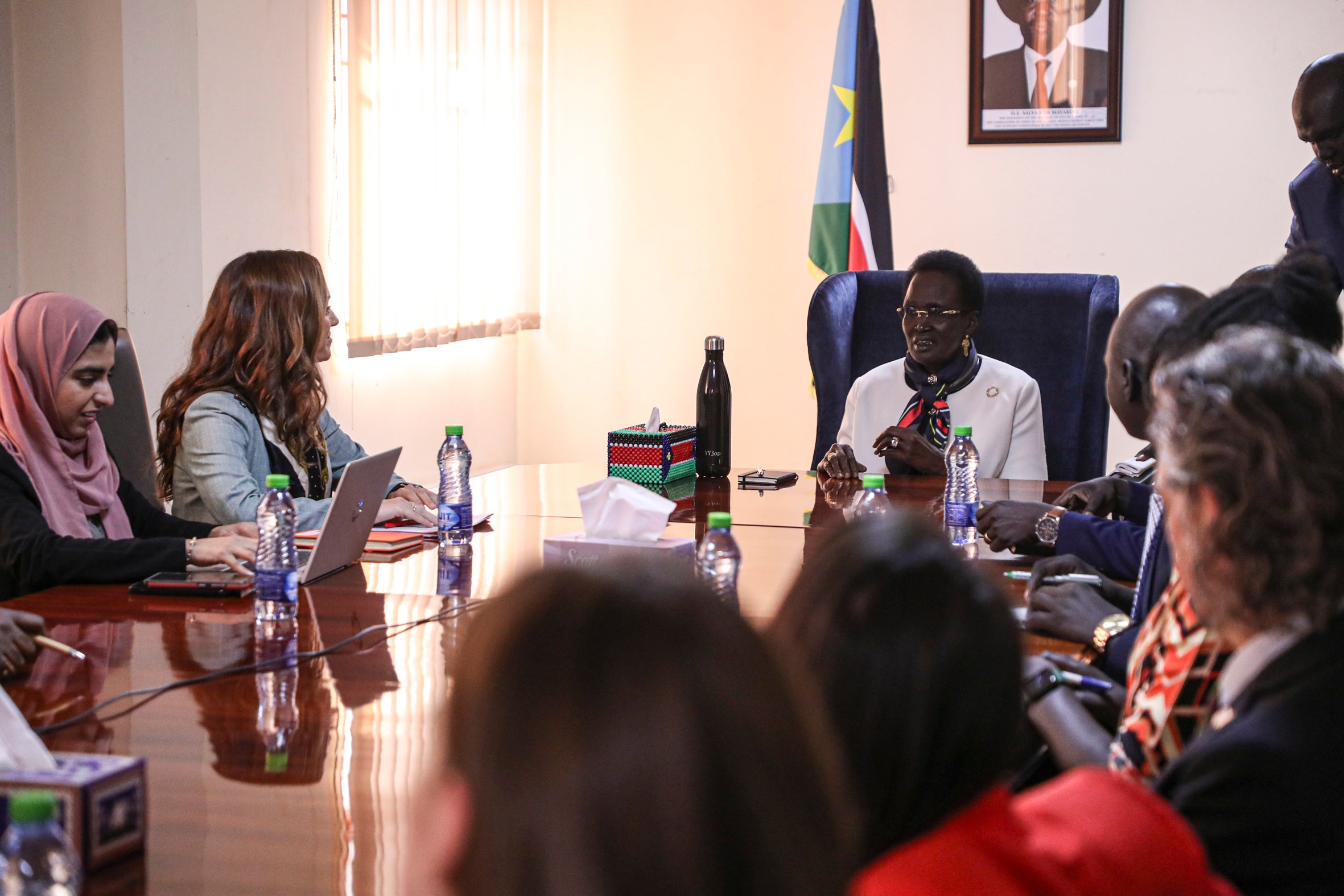 H.E. Mama Rebecca Nyandeng de Mabior, the Vice President for Gender and Youth Cluster is South Sudan’s only woman Vice-President. Photo: UNMISS