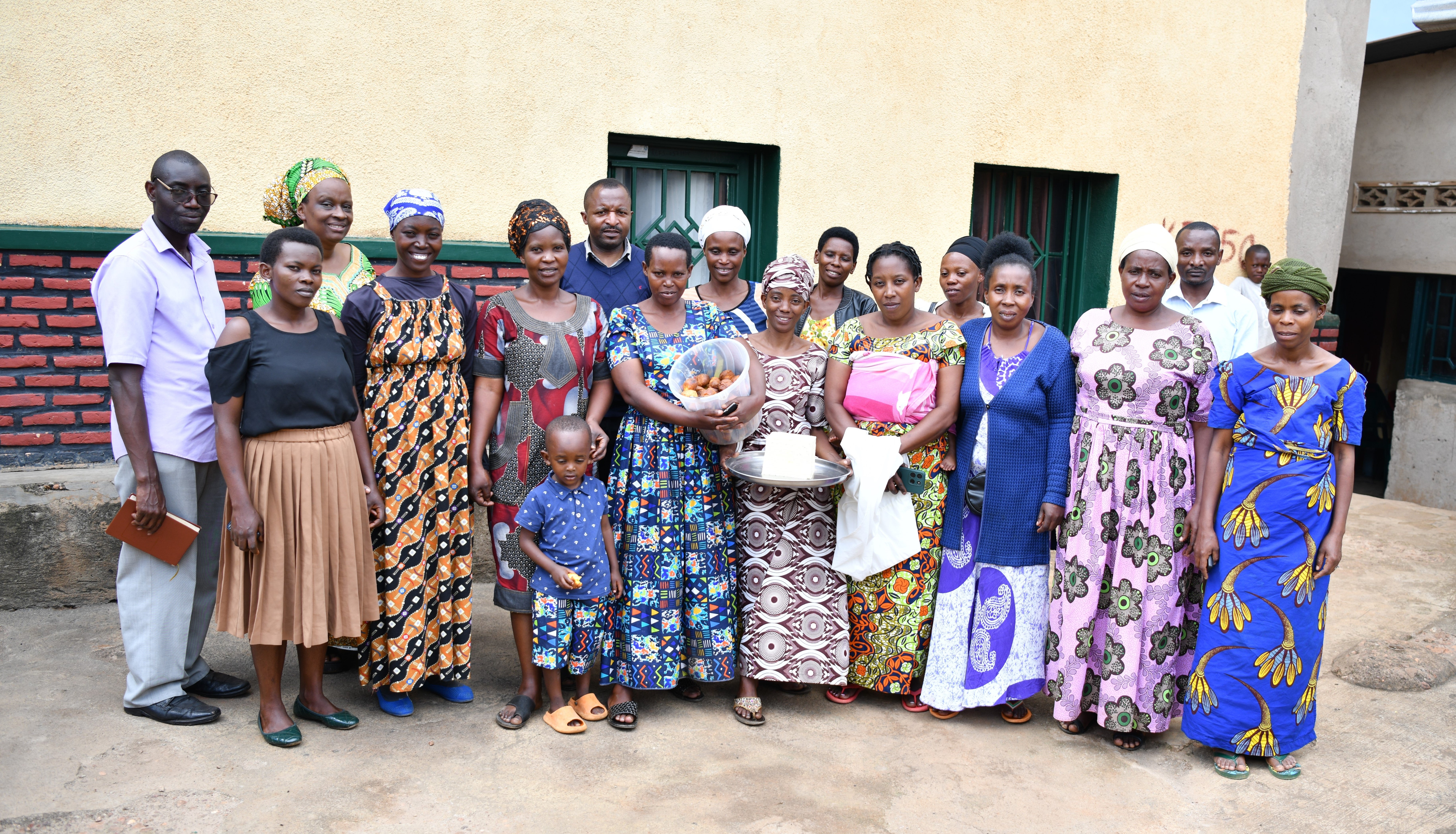 Felix and his wife Clementine together with members of the Ubumwe advocacy group.