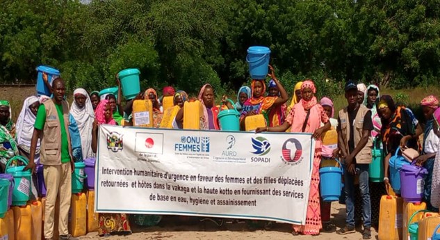 Distribution of hygiene kits to protection committees in Birao: (Photo: AURD Birao, 2023)