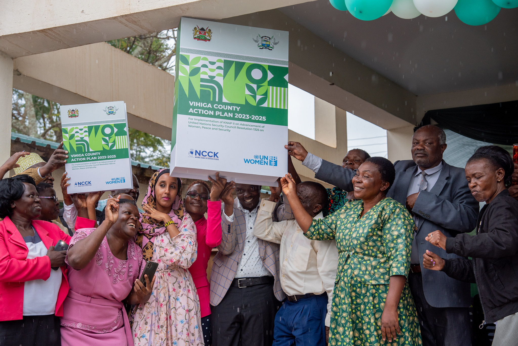 Vihiga County launched its Action Plan in December 2023 with partners, during the 16 Days of Activism against Gender-Based Violence. Photo credit. UN Women Kenya/Purity Kiarie  