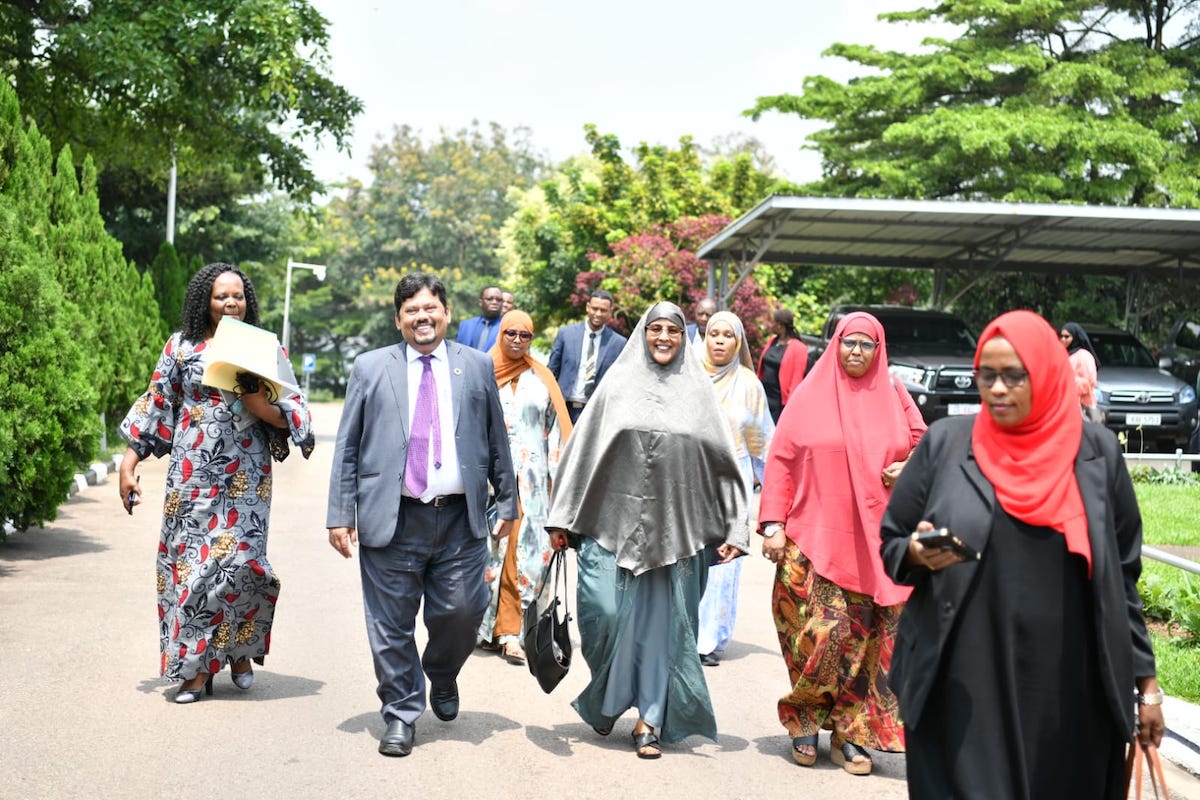 Somalia senators delegation visit to the Rwanda National Parliament