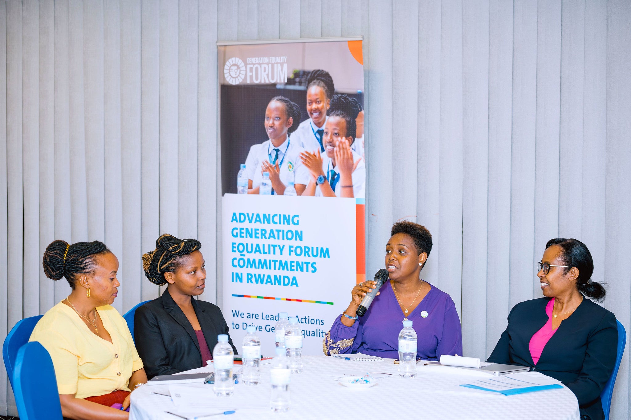 Stakeholder representatives present at the GEF bi-annual meeting at Ubumwe Grande hotel