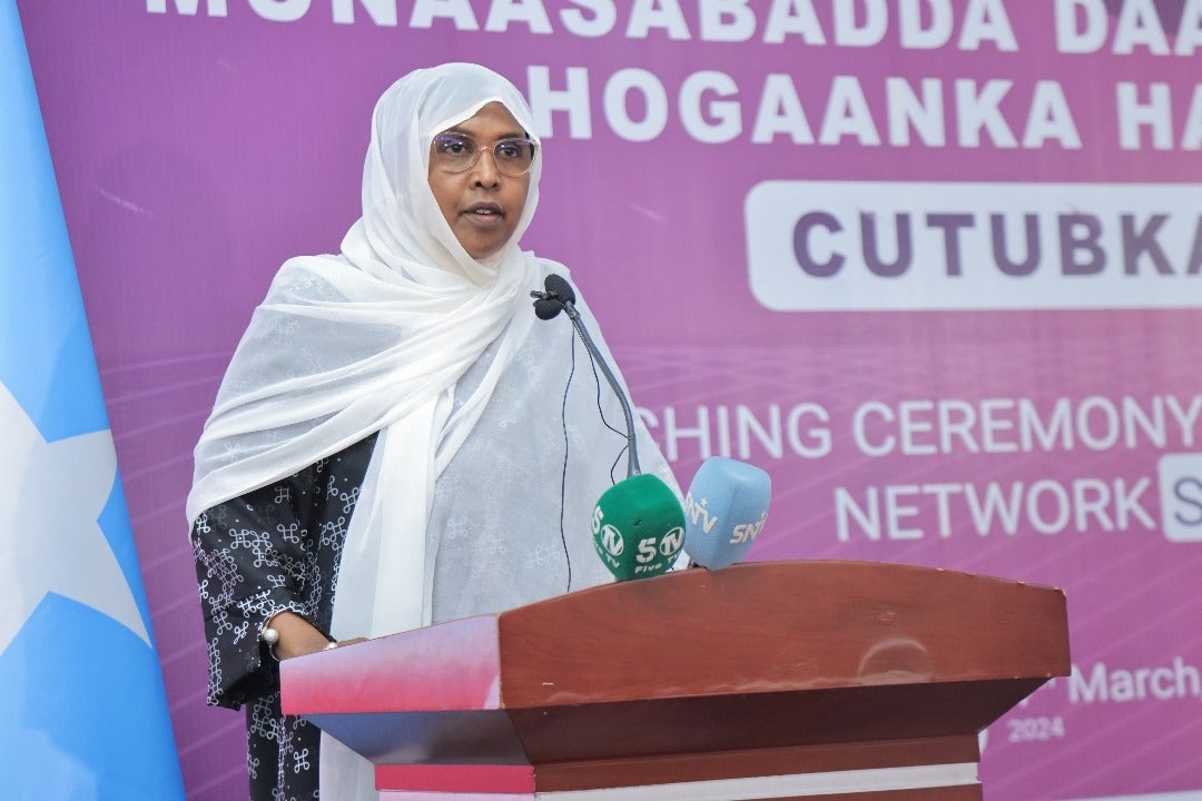 Hon. Amina Hassan-State Minister and Acting Minister of the MoWHRD. Photo: SWDC