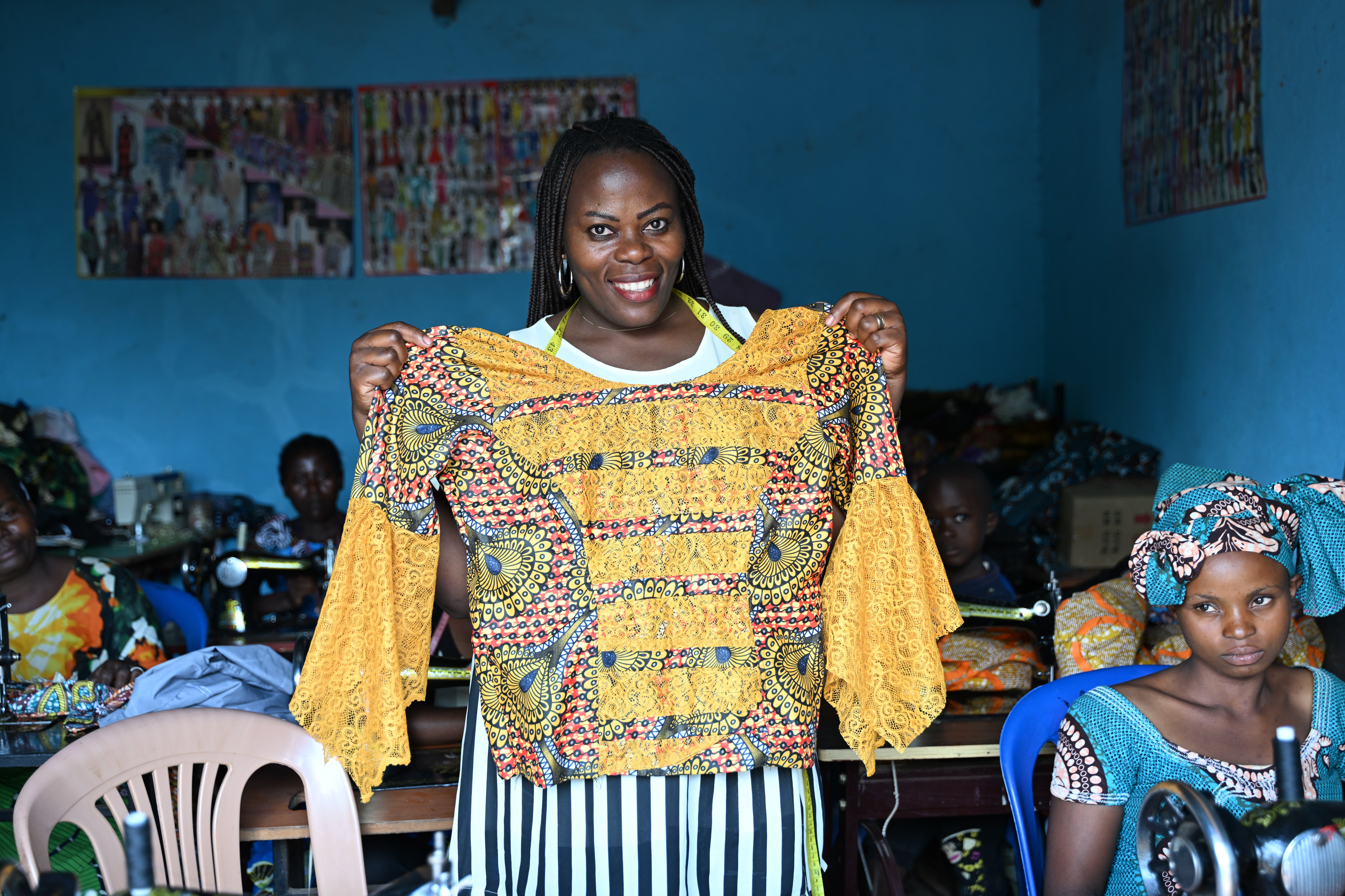 Sisa Matewa, a 39-year-old mother of five, fled the war in the Democratic Republic of Congo (DRC) in 2018 and now lives in Kyaka II Refugee Settlement in Kyegegwa District, Uganda