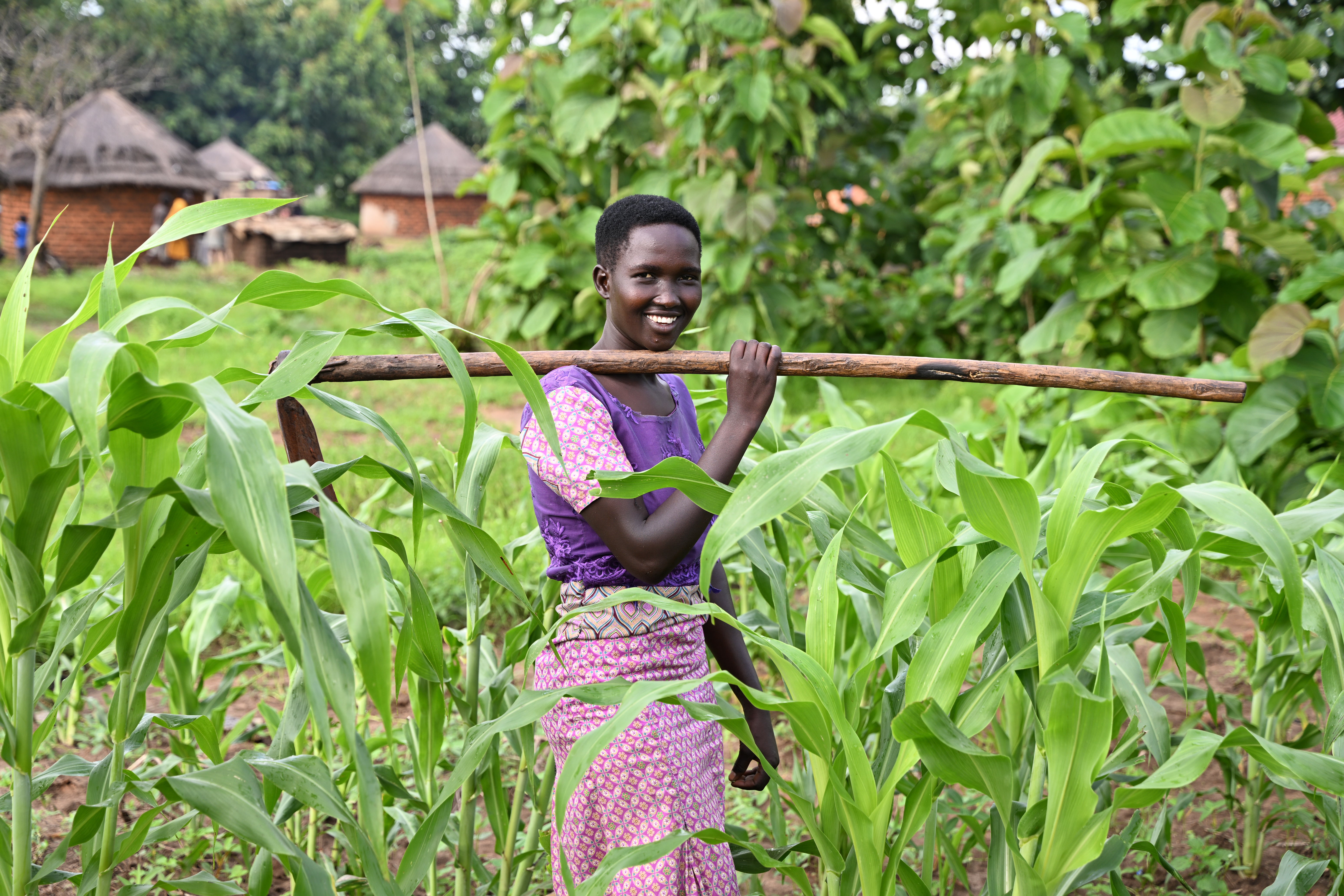 Veronica Konga, a 23-year-old single mother of two in Adjumani district, Uganda, knows the sting of hardship.