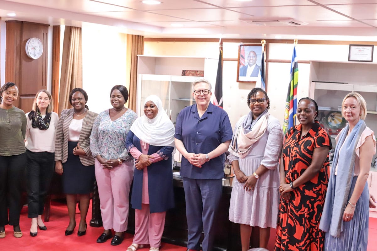 The Delegation at Governor’s Achani’s Office: Photo: UN Women/Sharon Kinyanjui