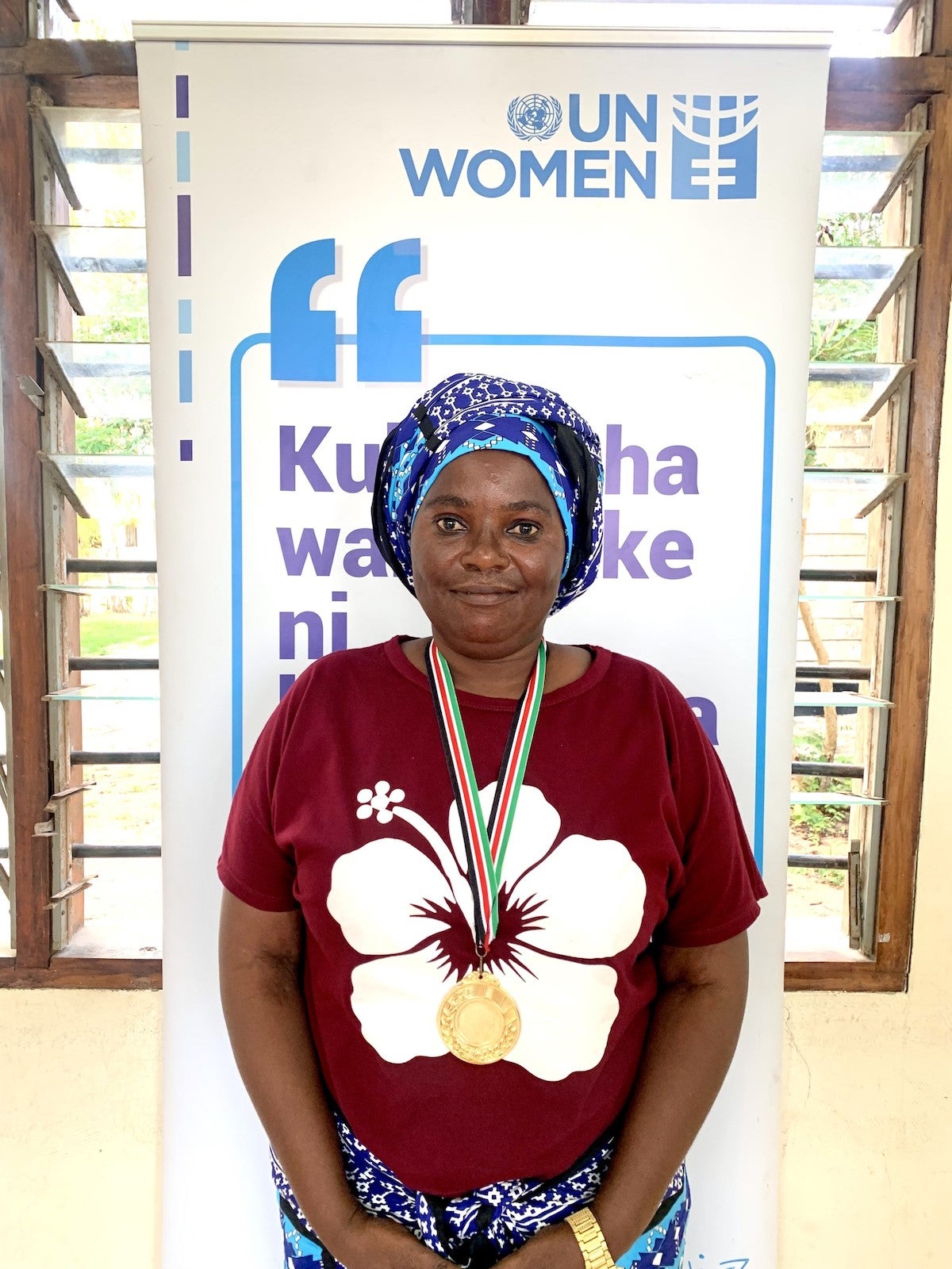 Binti Jerumani, Women Peace and Security Champion: Photo: UN Women/Sharon Kinyanjui