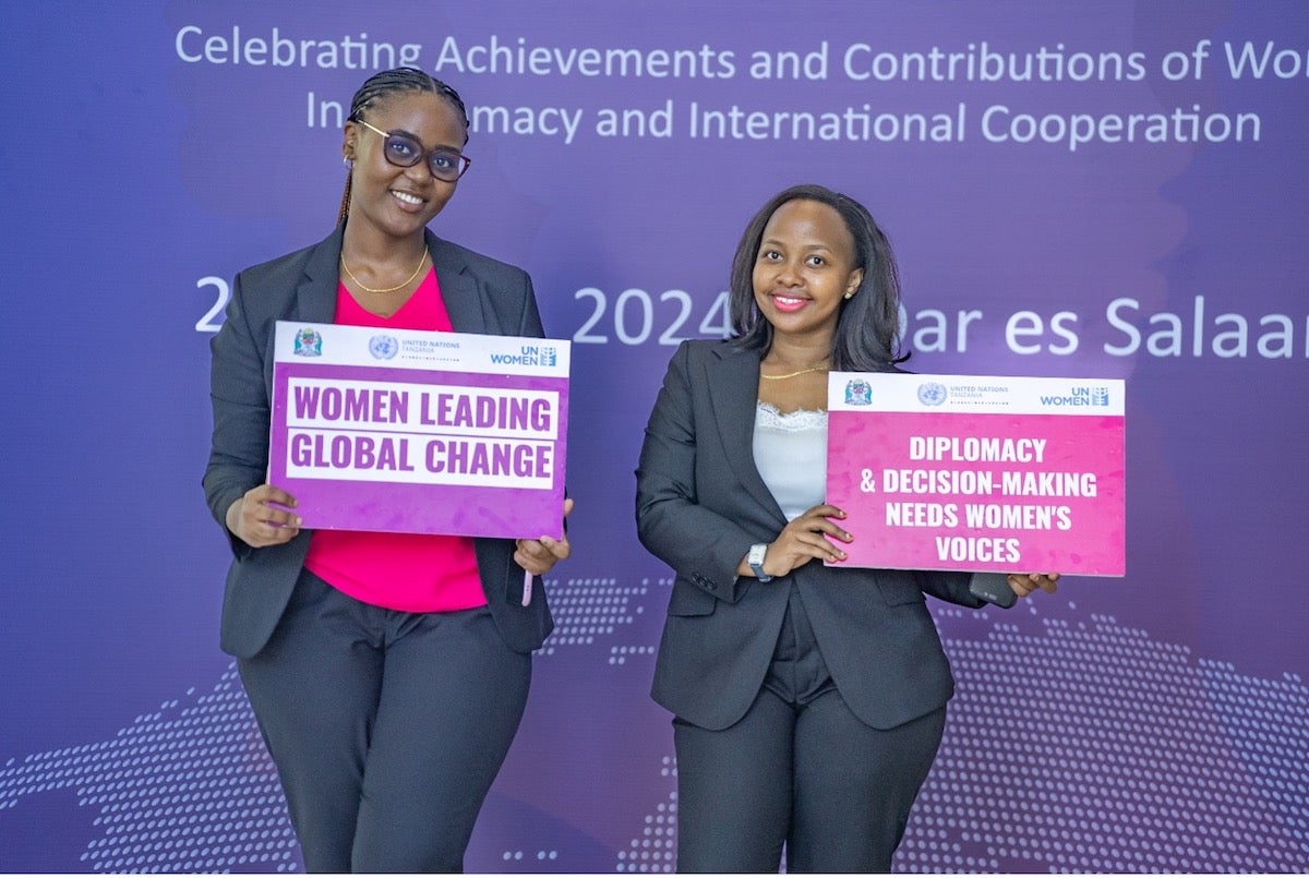 Participants at the Tanzania commemorations for the International Day for Women in Diplomacy. Photo: UN Women