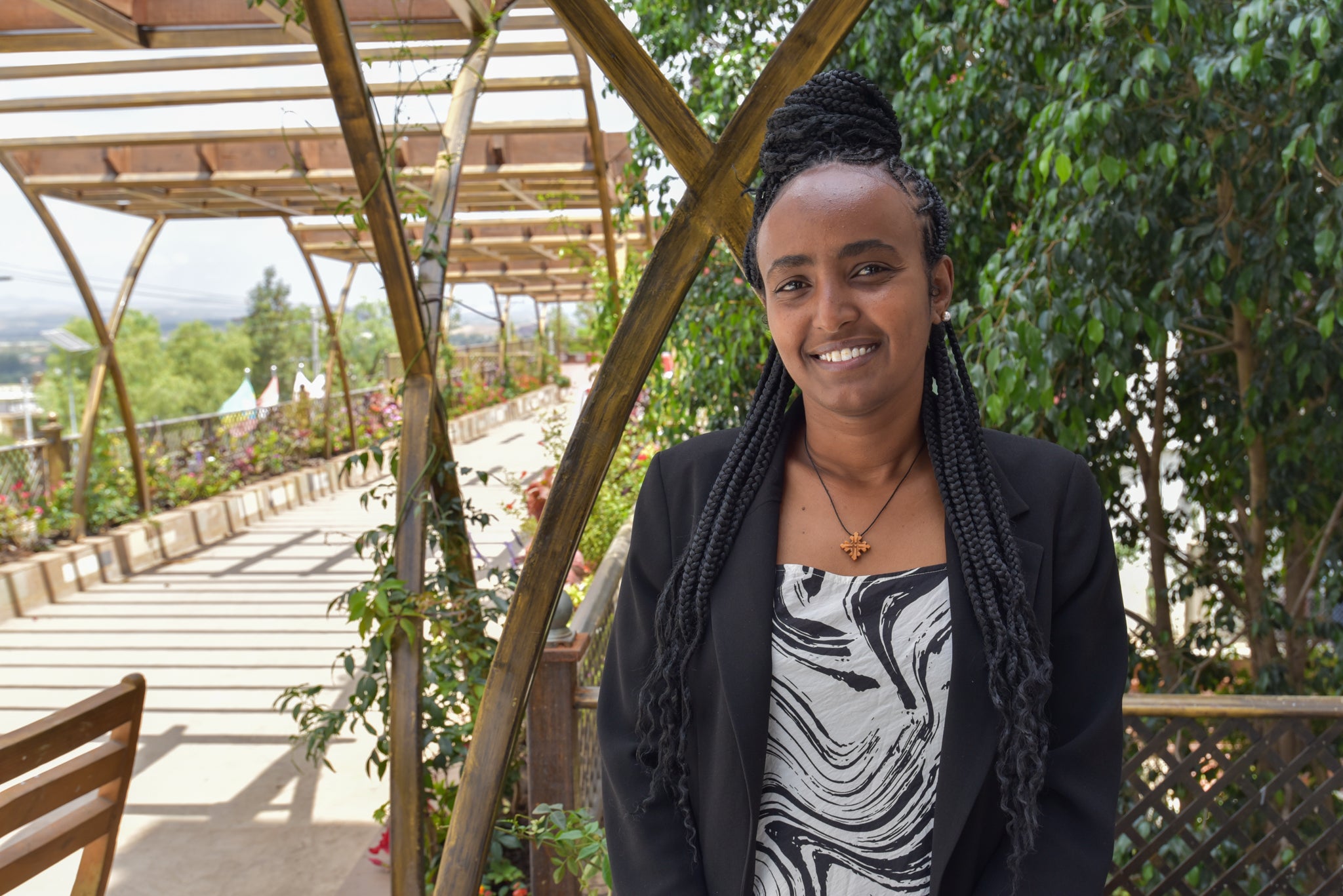 Ms. Tarikawit Fekadu, Program Director at the Ethiopian Human Rights Defender Center. Photo: UN Women/Tensae Yemane