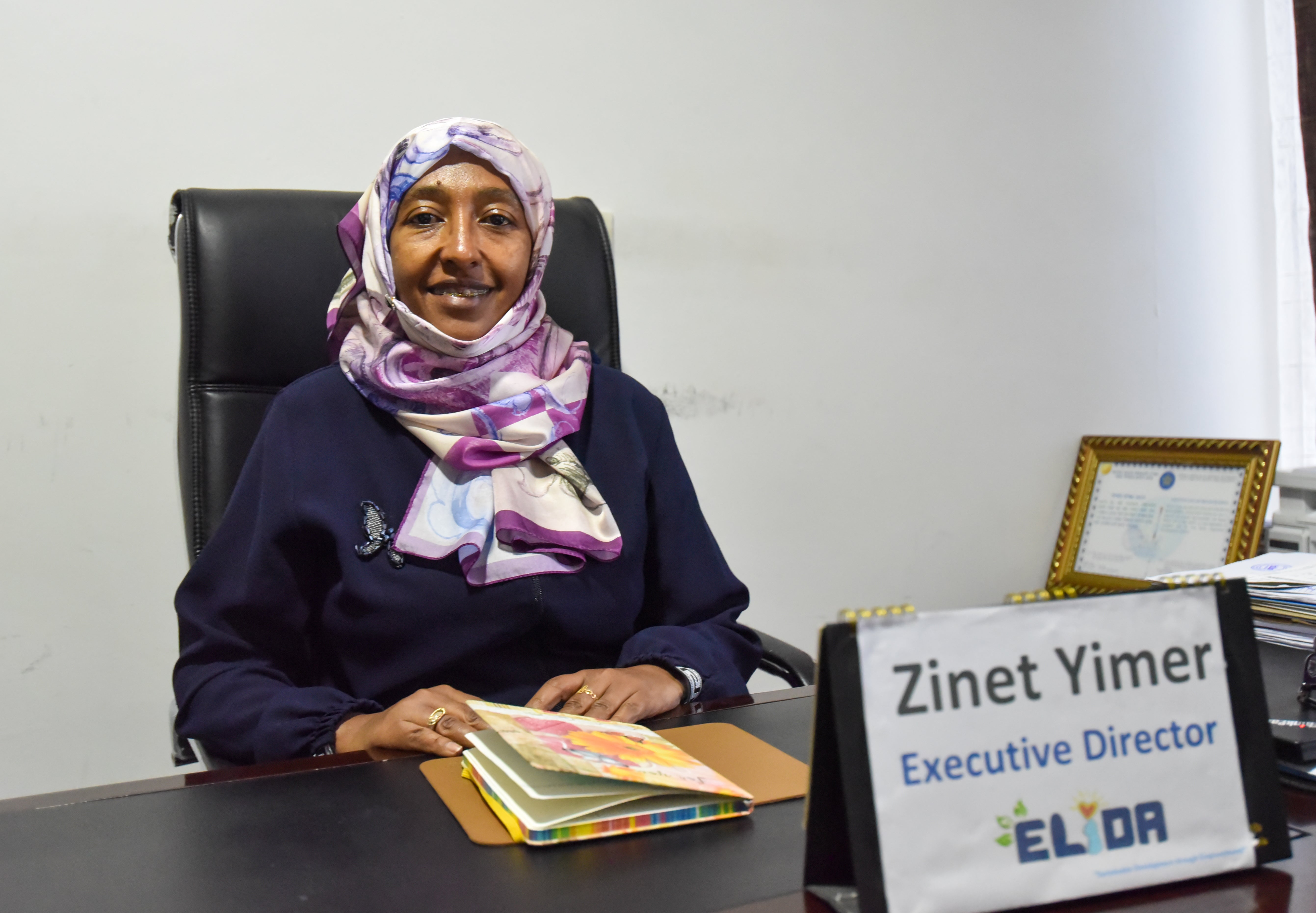 Ms. Zinet Yimer, Co-founder and Executive Directress of Empathy for Life Integrated Development Association (Photo: UN Women/Tensae Yemane)