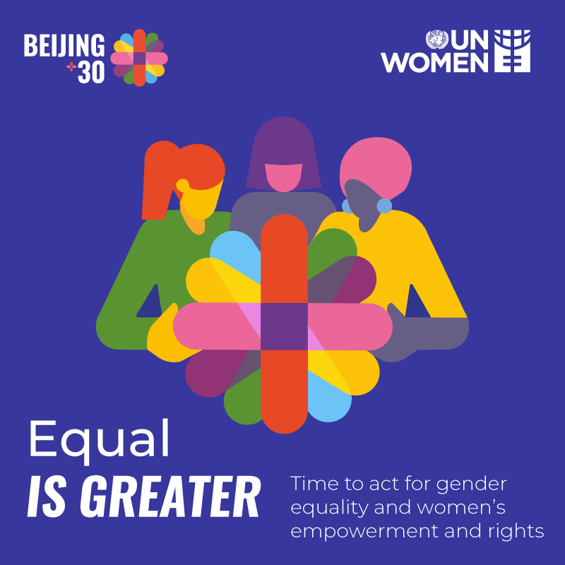 Equal is greater Beijing+30 brochure 