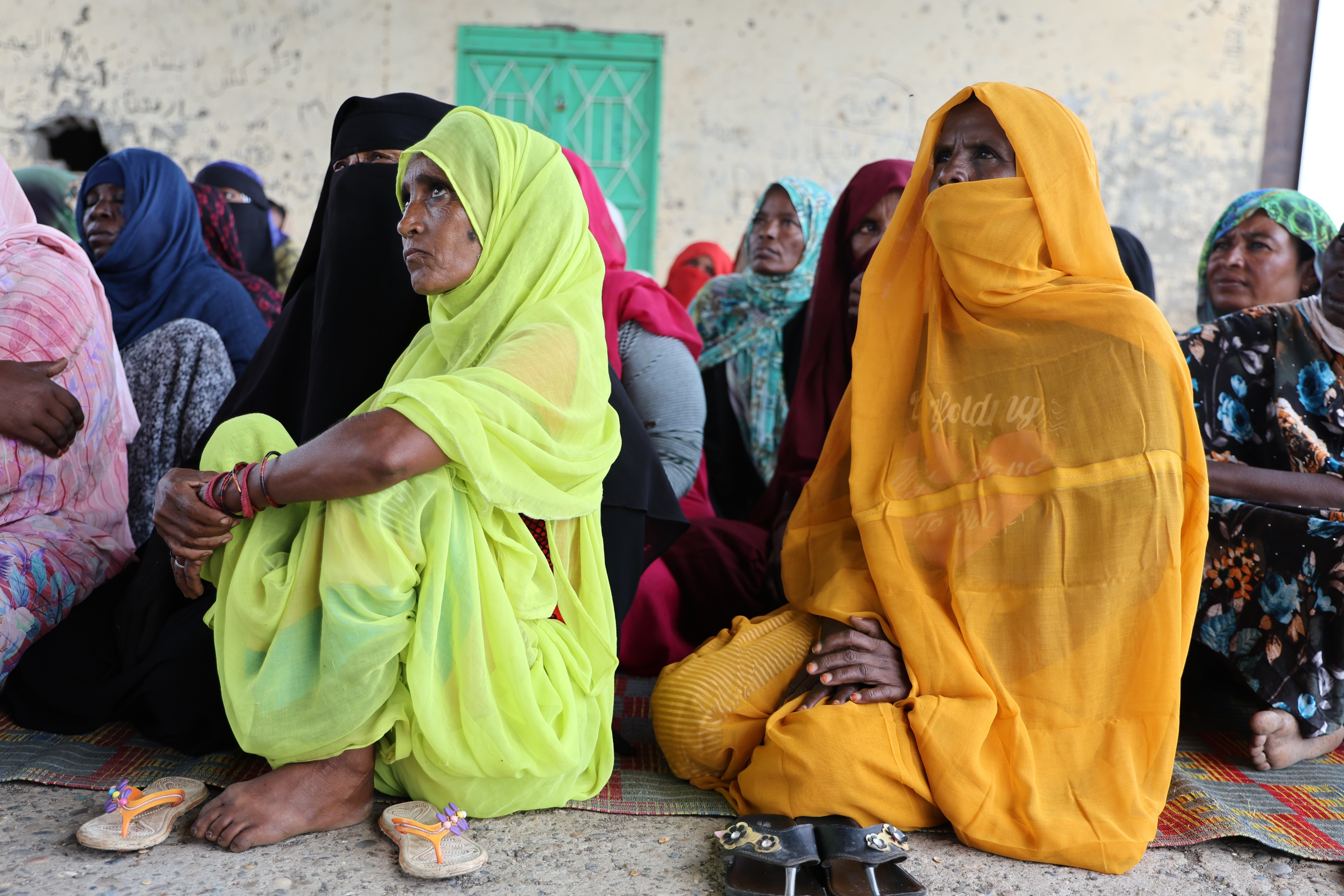 A group of women Farmers beneficiaries from a village in Eastern Sudan. (WE-RISE Project) August 2024 –   Photo by: Muna Elsadaty 