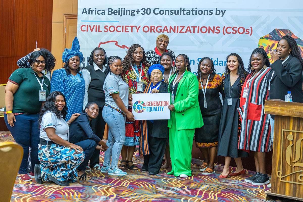 More than 100 Generation Equality leaders, commitment makers, and youth advocates played a pivotal role in the recent Beijing+30 Africa Review Meetings.