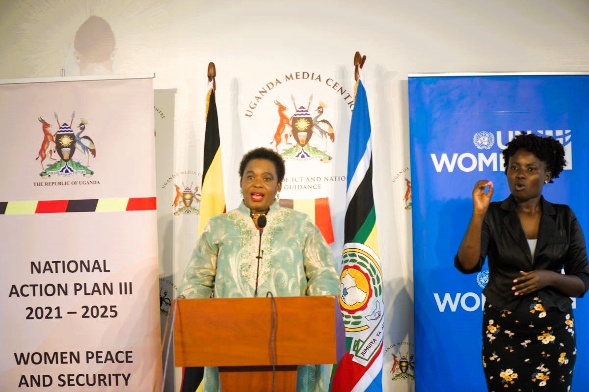 Betty Amongi, the minister of gender