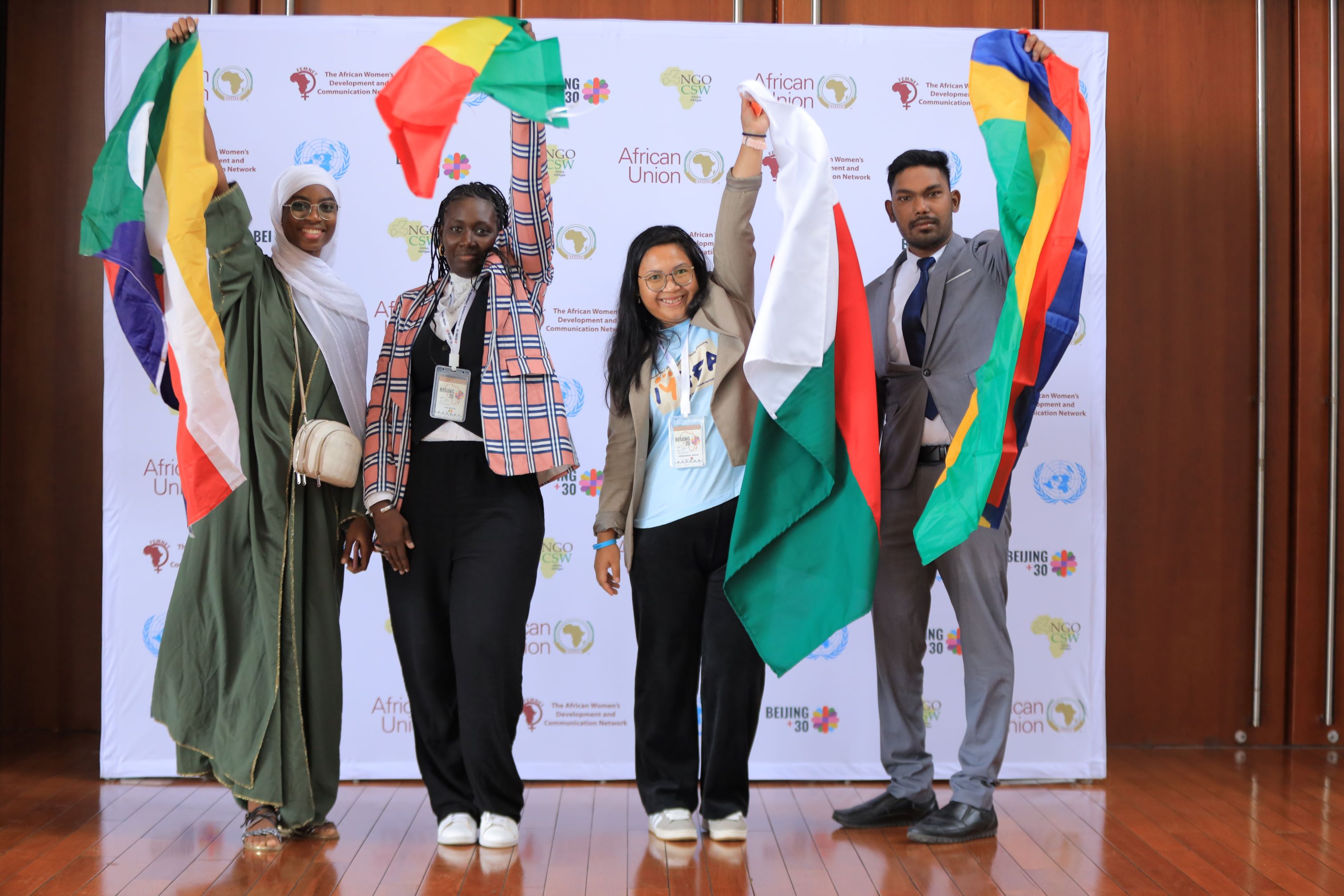 Youth representatives at the Beijing+30 Youth Consultations held in Addis Ababa 1-2 November 2024. (Photo: courtesy of FEMNET)