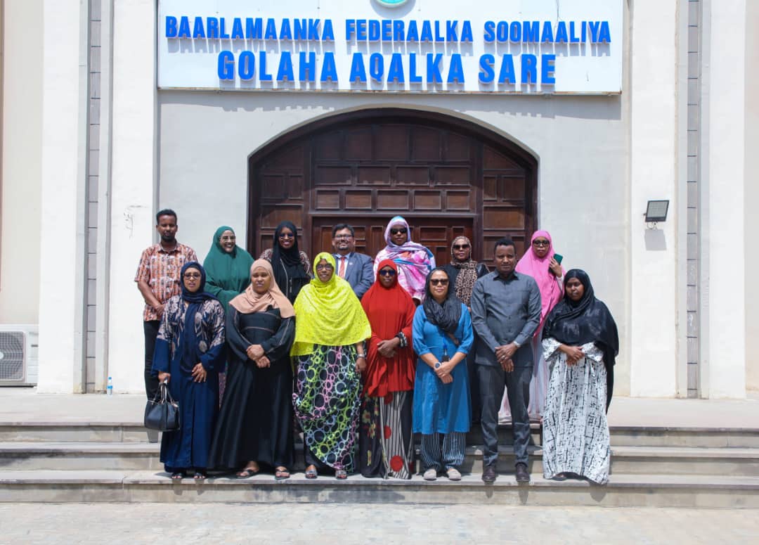 Upper House Women’s Parliamentary Caucus members pose for a group photo. (Photo: Courtesy of Upper House)