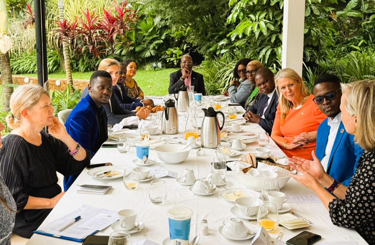 Breakfast discussions on gender equality at the Netherlands embassy.