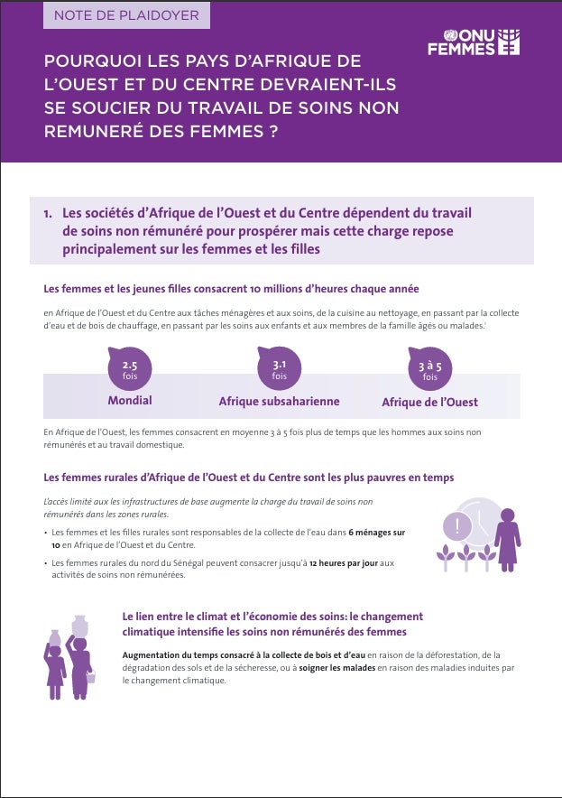 POURQUOI LES PAYS D'AFRIQUE DE L'OUEST ET DU CENTRE DEVRAIENT-ILS SE SOUCIER DES SOINS ?