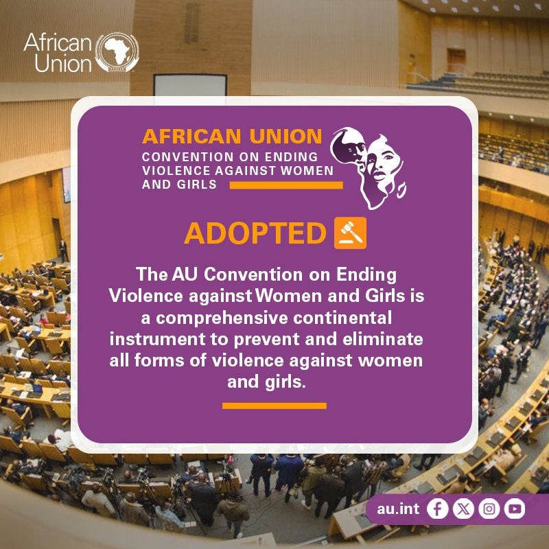 Photo: African Union Convention on Ending Violence Against Women 