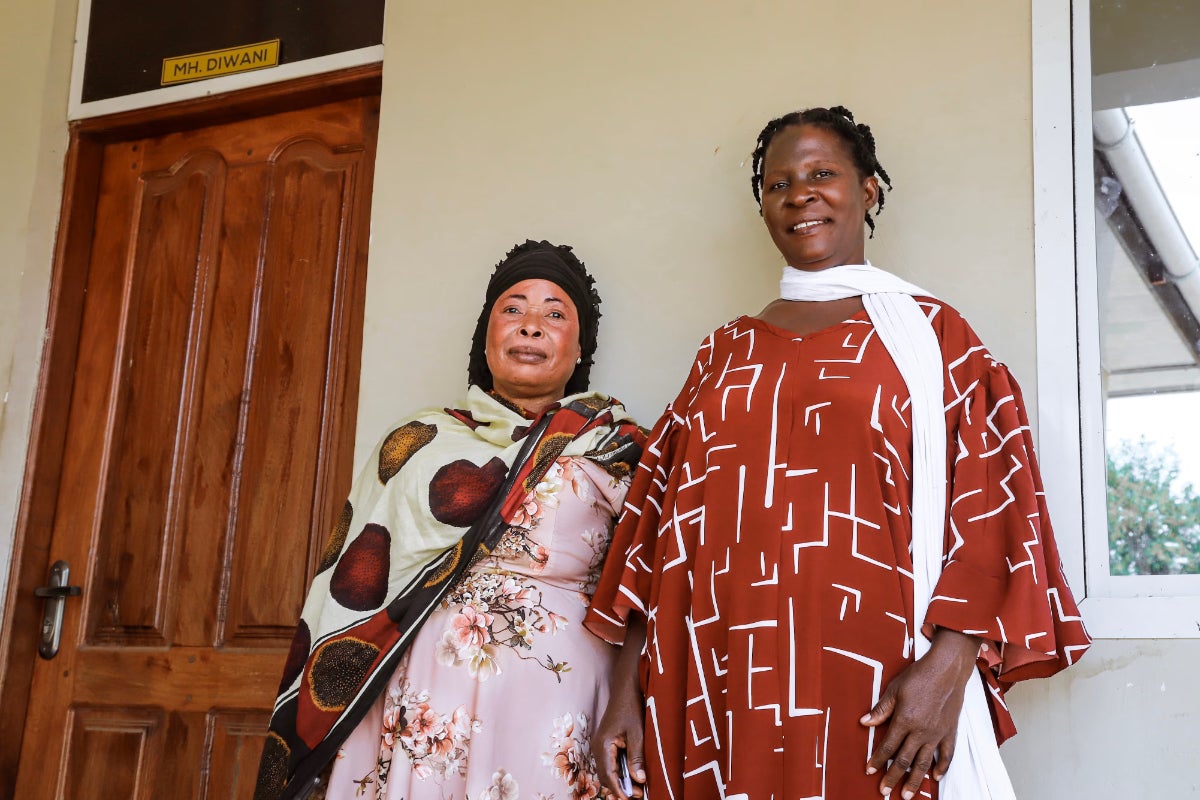 Chiku Abdallah and Margreth Gumba