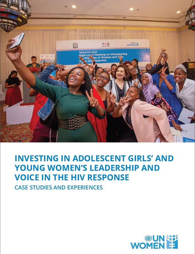 Investing in adolescent girls’ and young women’s leadership and voice in the HIV response: Case studies and experiences