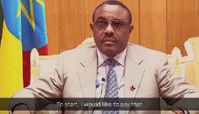 Video messege from Prime Minister, HE Hailemariam Desaleg, at the launch event