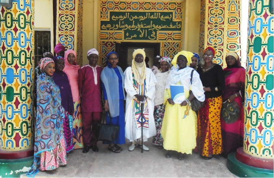 UN Women delegation with council members of Kano Emirate, and members of New Faces New Voices