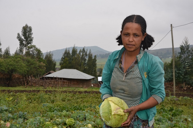 Birtukan Fikadu, one of the beneficiaries of the UN Women in Oromia Ethiopia. Photo: UN Women