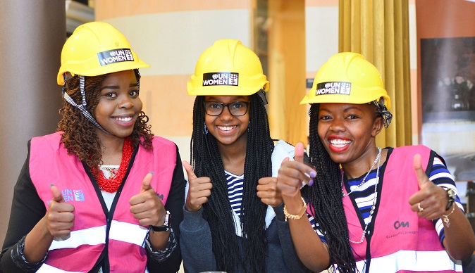 Participants at the  industrial visit. Photo: UN Women/ Kennedy Okoth