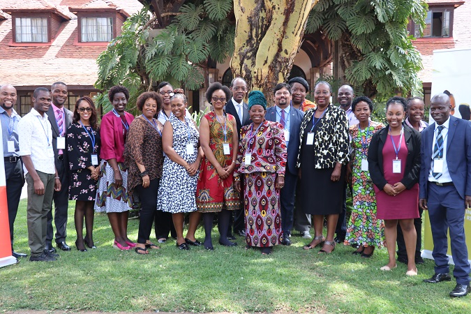 Reference Group Members with UN Women staff at the two day inaugural workshop. Photo: UN Women/ Faith Bwibo