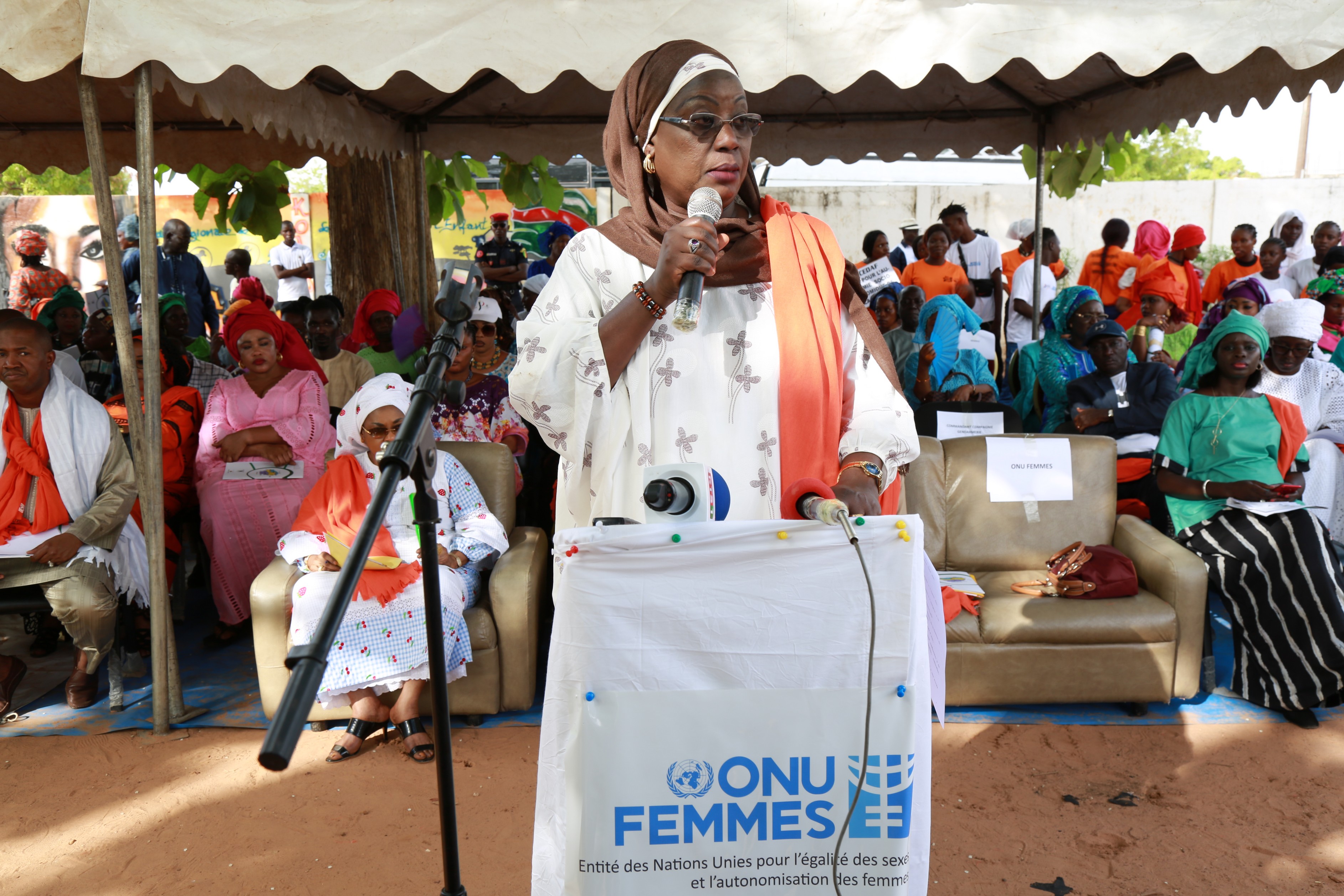Allocution Madame Dieynaba Wone Ndiaye, coordonnatrice du programme ONU FEMMES au Sénégal. 