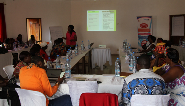 A cross section of participants during the training workshop in Bertuoa. 