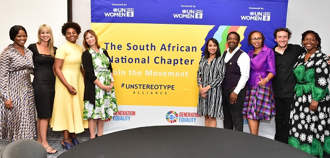 Founding members of the Unstereotype Alliance at the Launch. Photo: UN Women/Flow Communications