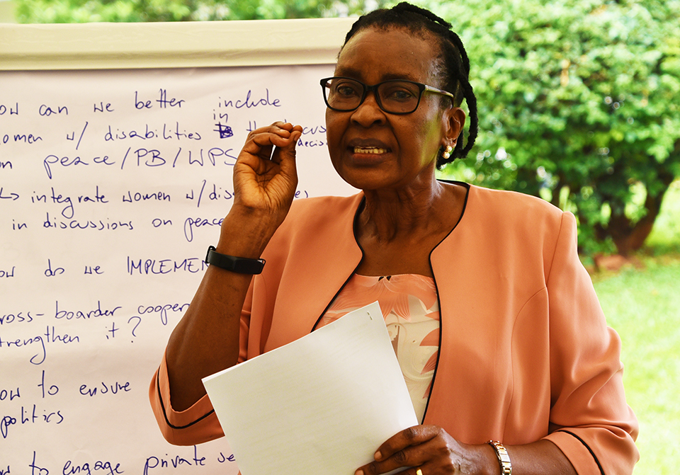 Robinah Rubimbwa, is the Executive Director of Coalition for Action on 1325 (CoACT), an implementing partner of UN Women in Uganda