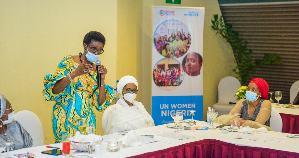 Edited: Winnie Byanyima UNAIDS Executive Director Giving her Remarks-Photo Credit-UN Women Nigeria