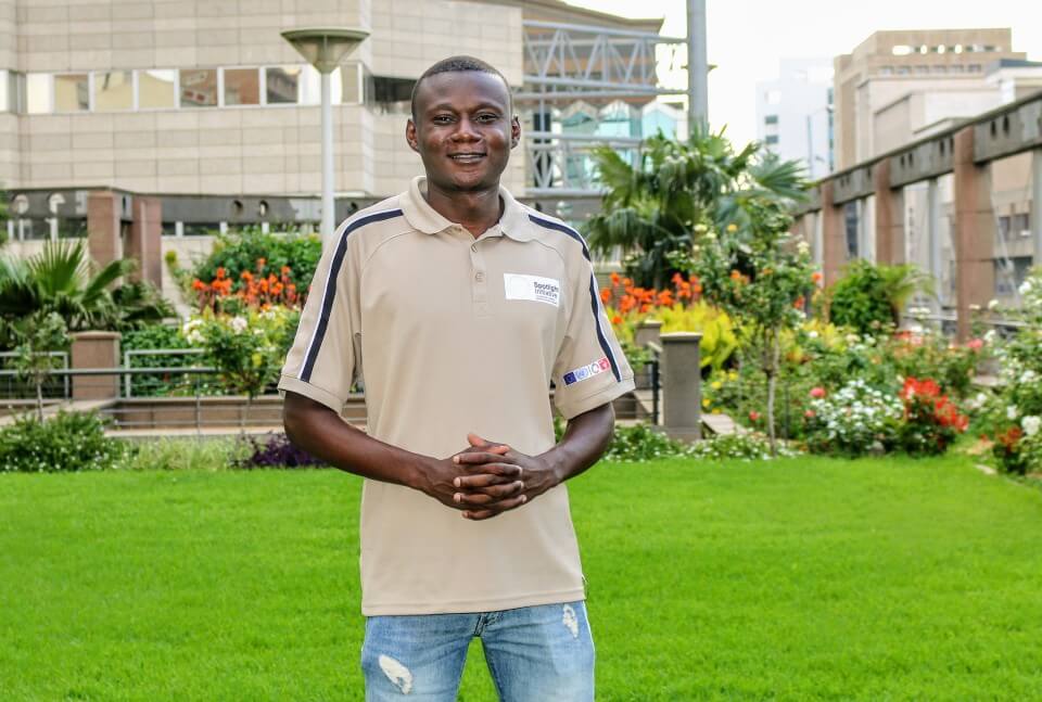 Zanorashe Muchena is a Spotlight Innovator against gender-based violence in Zimbabwe. Photo: UN Women/ Getrude Chigerwe