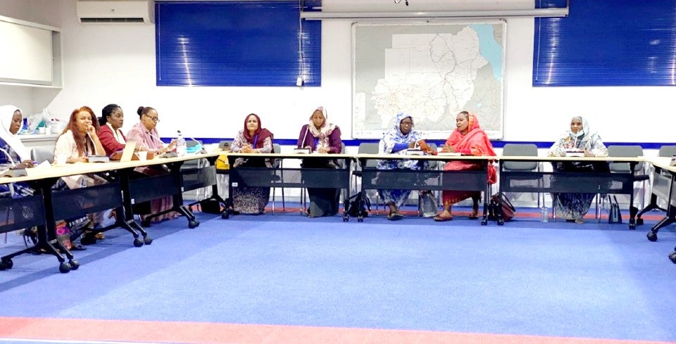 Women observers of the Juba Peace Process and key figures of the WPS movement meeting with UN Women Executive Director. Photo_ UN Women_Ahmed Amin Ahmed Mohamed Osman 