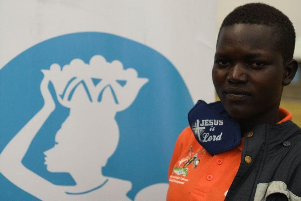 Portrait of Nancy Achan, a beneficiary of FAWE Second Chance Education, supported by UN Women. Photo: UN Women Uganda/ Eva Sibanda