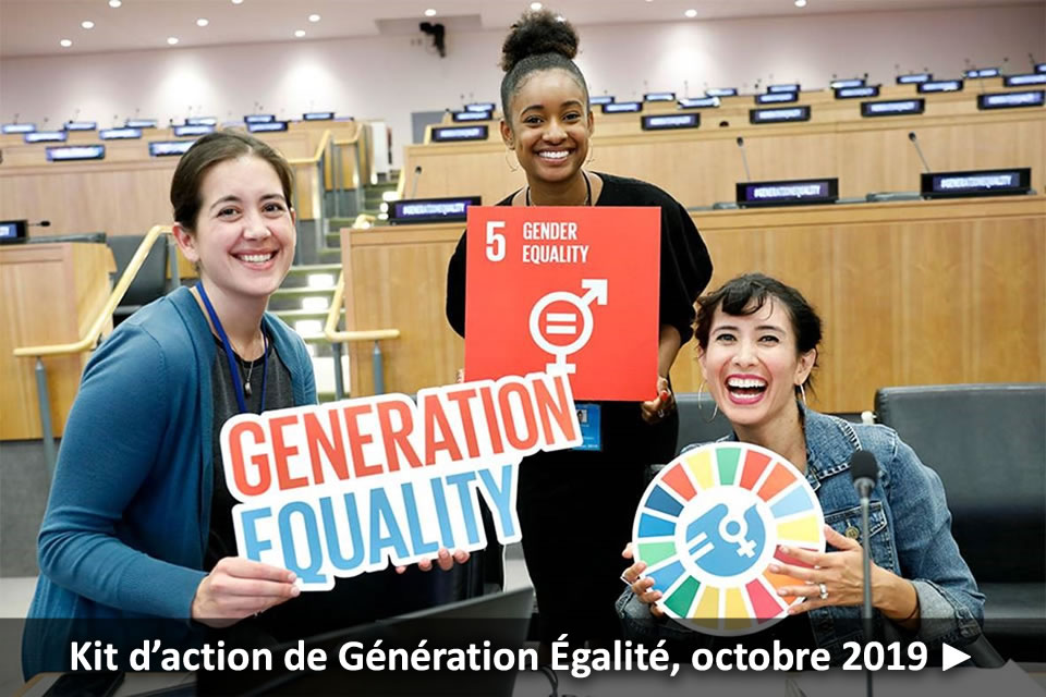 Kit d’action de Génération Égalité, octobre 2019