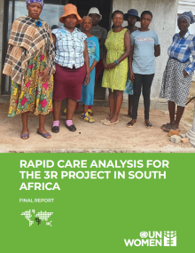 Rapid Care Analysis for the 3R Project in South Africa