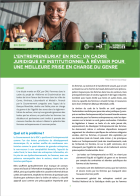 L’entrepreneuriat en RDC : un cadre juridique et institutionnel à réviser pour une meilleure prise en charge du genre
