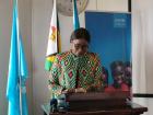 UN Women Zimbabwe Representative Fatou Aminata Lo Speaking at the Launch. (Photo: UN Women/Innocent Katsande) 
