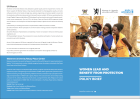 Women Lead and Benefit from Protection Brief cover
